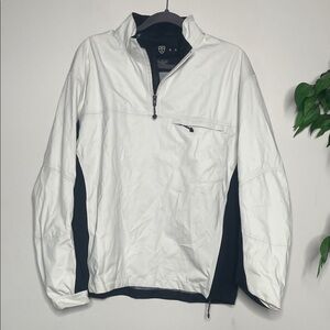 Nike White and Black Men's Golf Jacket